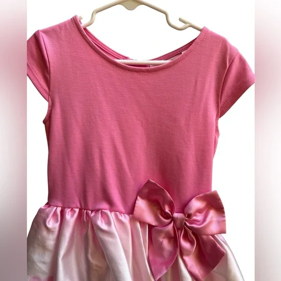 H&M Girls White & Pink Heart Dress 6X/7 | Easter, Valentine’s, Birthday Outfit - Picture 2 of 8